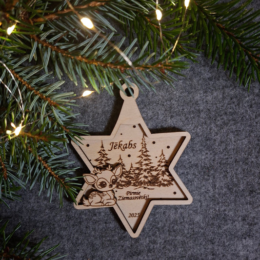 Personalizēts eglīšu rotājums