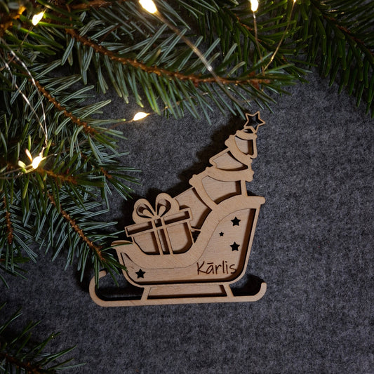 Personalizēts eglīšu rotājums