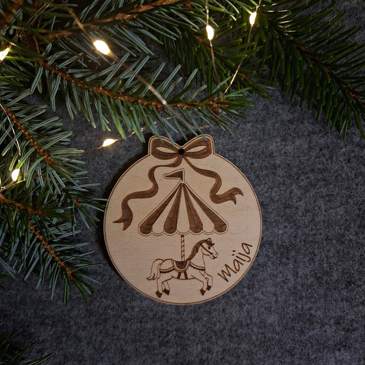 Personalizēts eglīšu rotājums