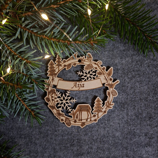 Personalizēts eglīšu rotājums