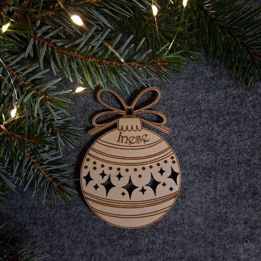 Personalizēts eglīšu rotājums