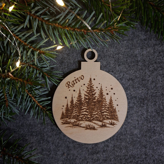 Personalizēts eglīšu rotājums