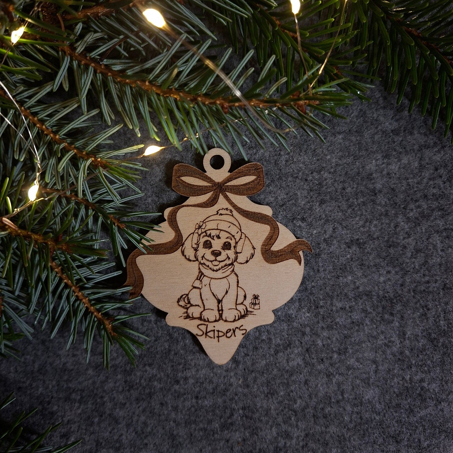 Personalizēts eglīšu rotājums